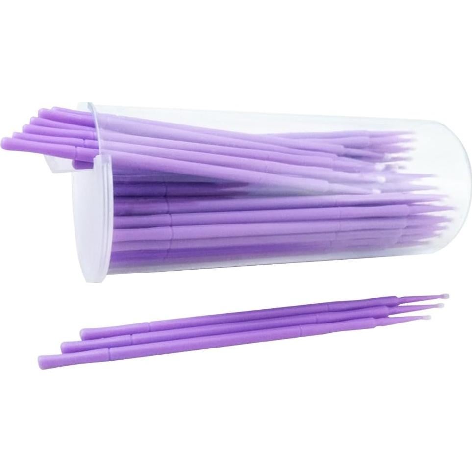 Pinceles de Retoque ATLIN, 100 Aplicadores Micro 1.5mm