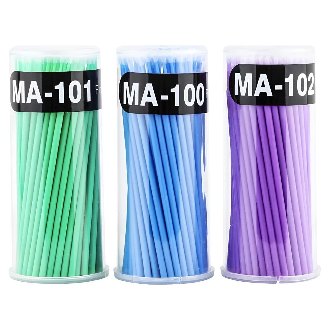 3 Pinceles de Reparación de Pintura Yourkar - Azul, Verde, Morado