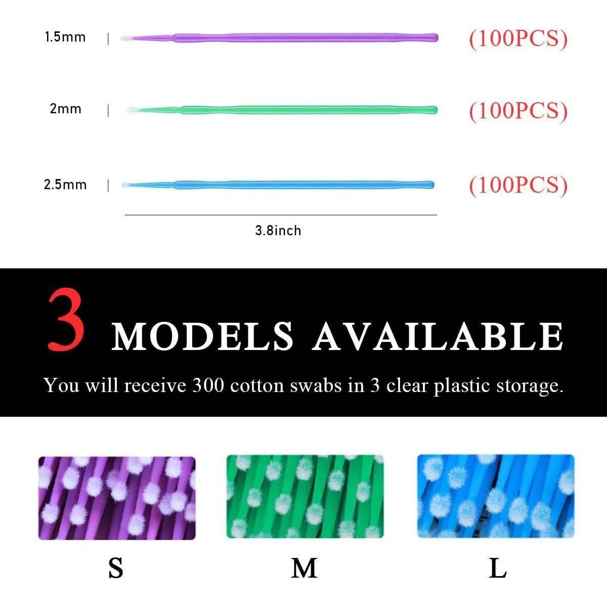 3 Pinceles de Reparación de Pintura Yourkar - Azul, Verde, Morado