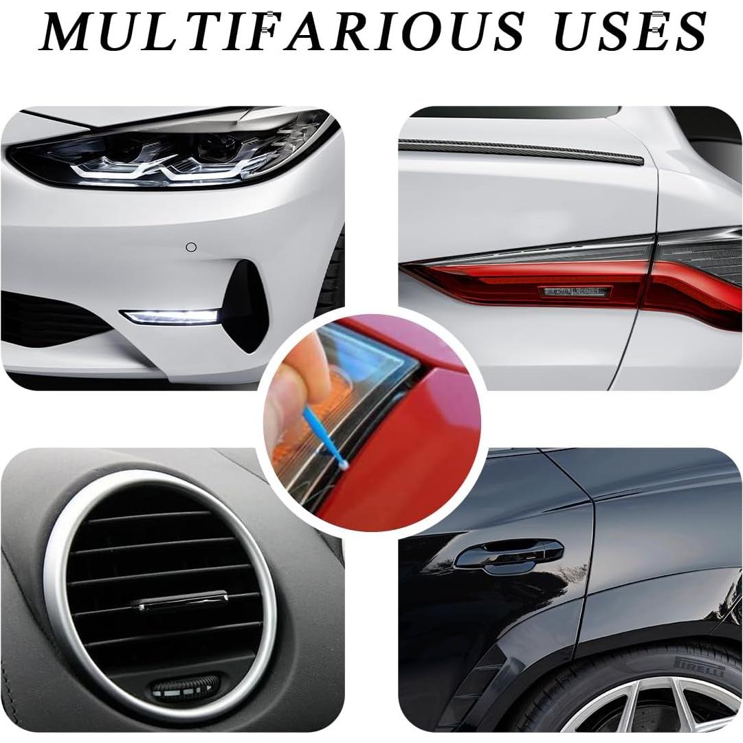 3 Pinceles de Reparación de Pintura Yourkar - Azul, Verde, Morado