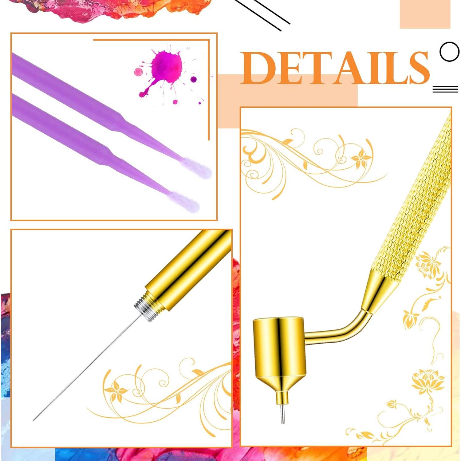 Tondiamo 101 Piezas Pinceles de Pintura 0.5 mm para Autos