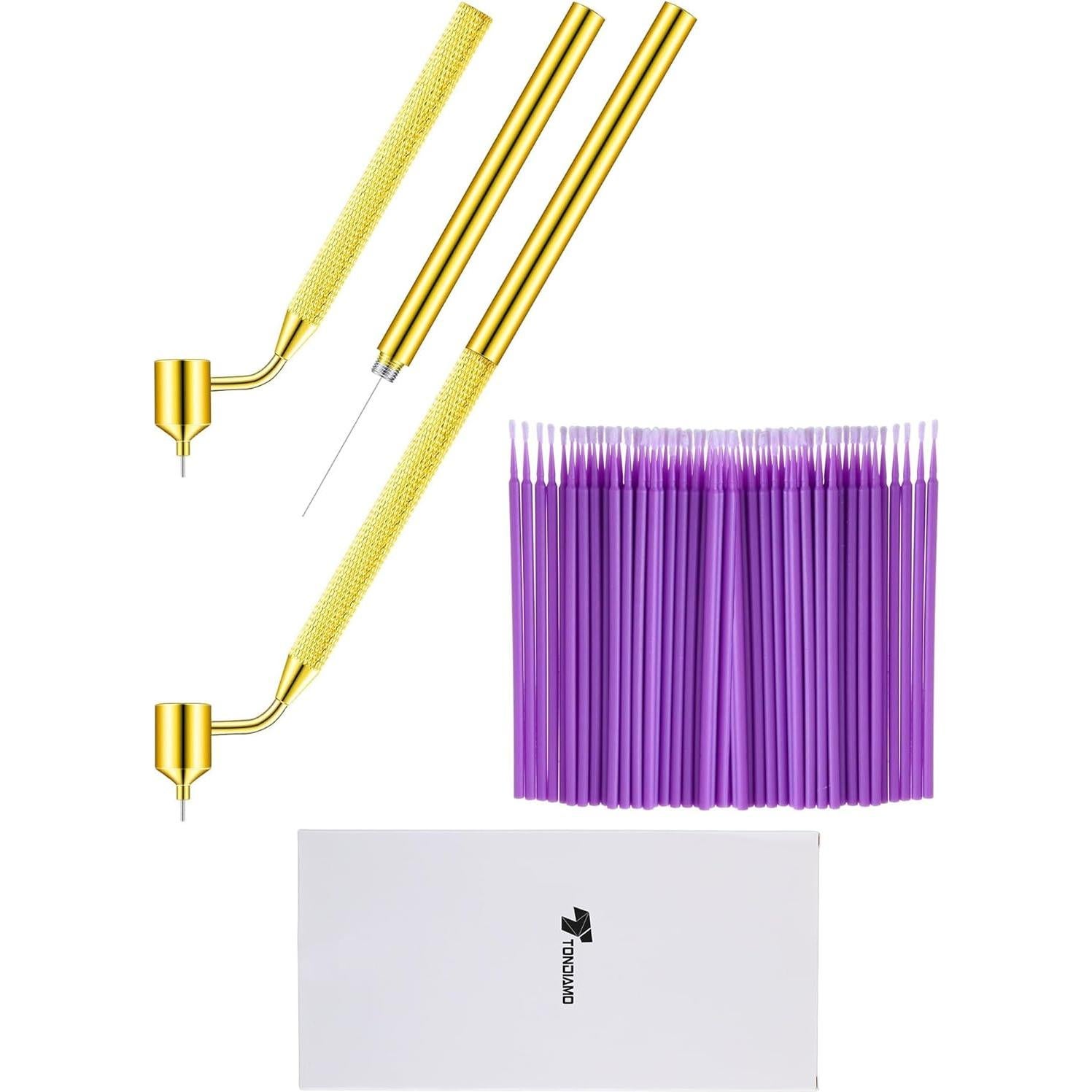 Tondiamo 101 Piezas Pinceles de Pintura 0.5 mm para Autos