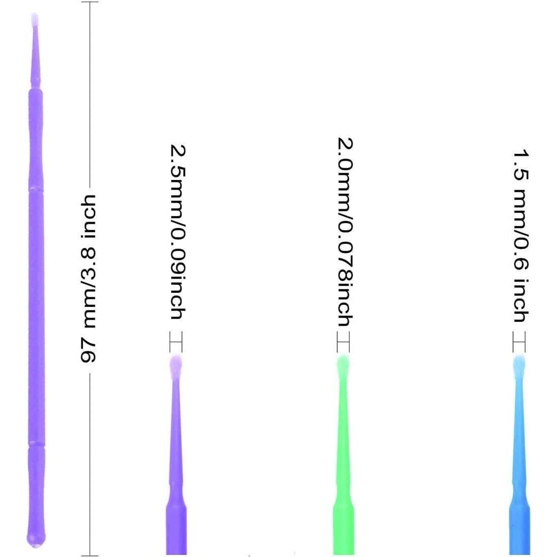 Pinceles de Retoque AMZABBY 300 Piezas 1.5-2.5mm