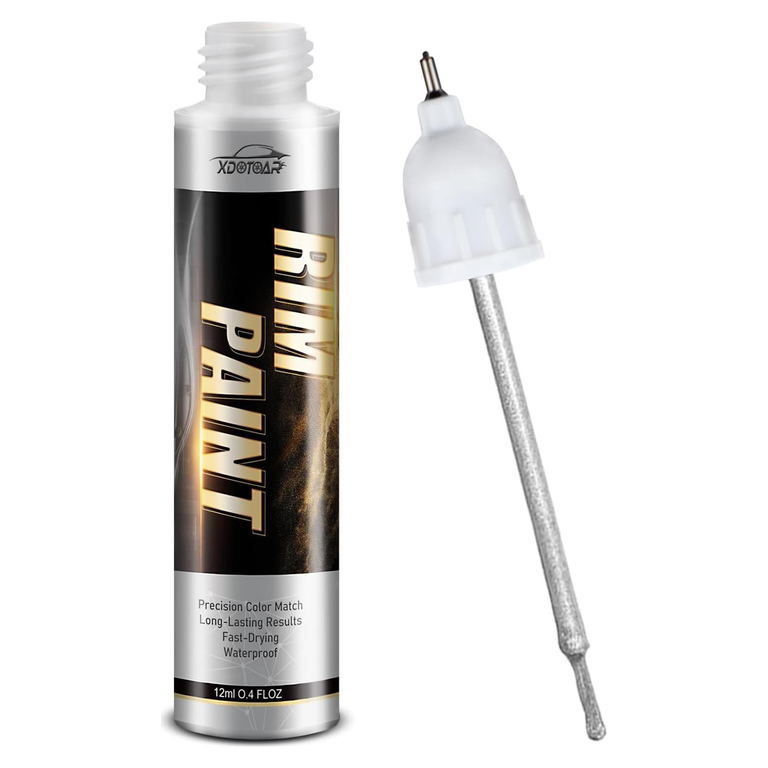 Pintura para Llantas Plateada xdotoar 12 ml Resistente al Agua