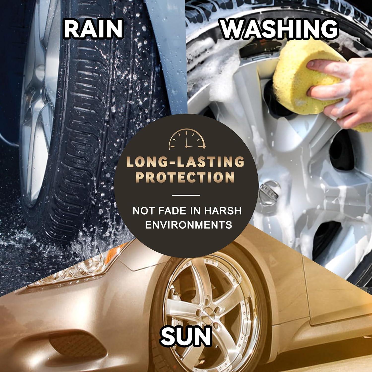 Pintura para Llantas Plateada xdotoar 12 ml Resistente al Agua