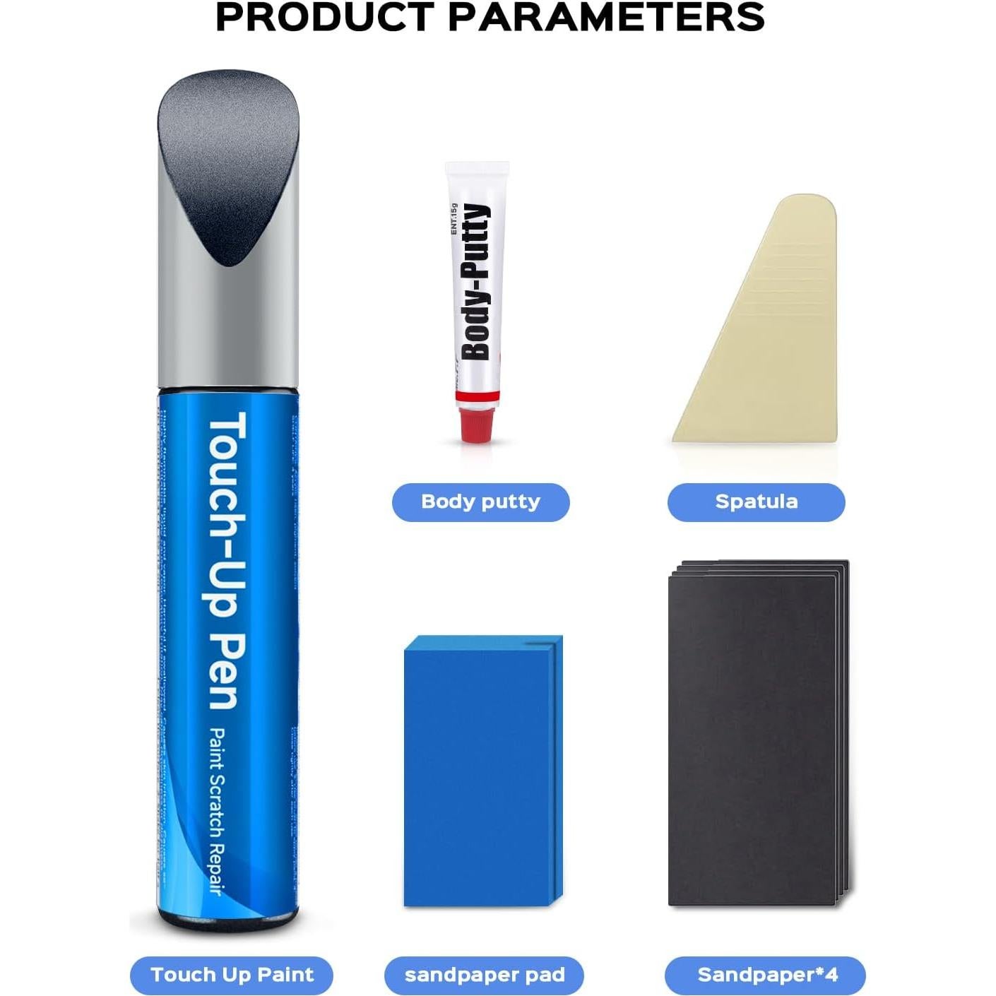 Kit de Pintura de Reparación RSACET 42M Azul Cristal Perla 12.1ml