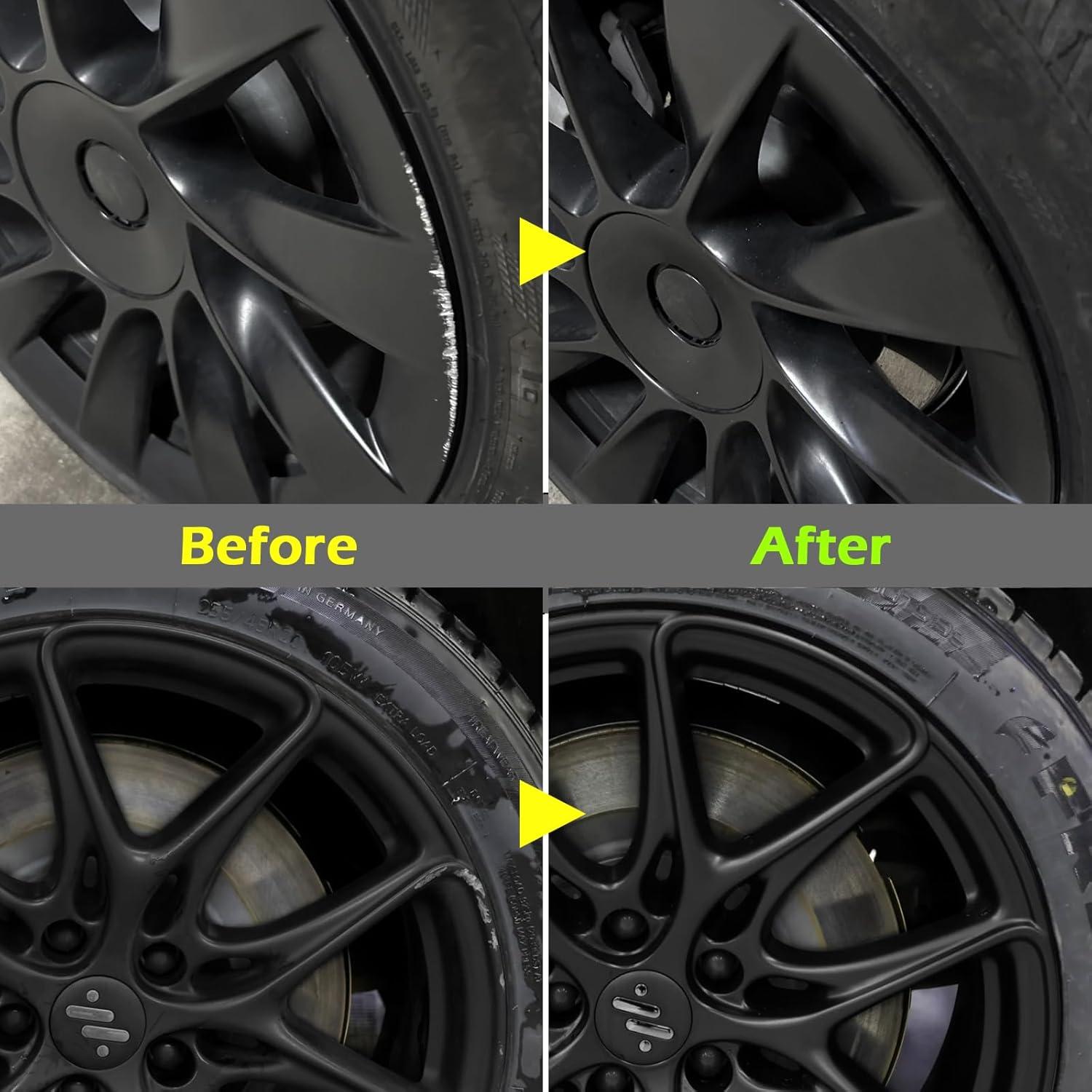 Pintura de Retoque para Llantas FOLLOWIN 30ml Negro Mate