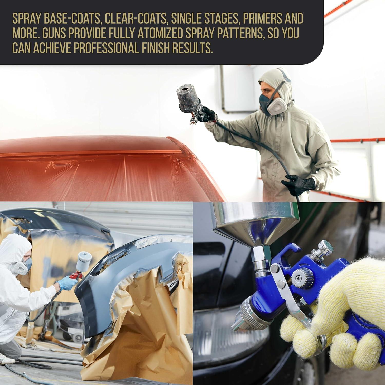 Kit de Pistola de Pulverización HVLP TCP Global 9 Piezas