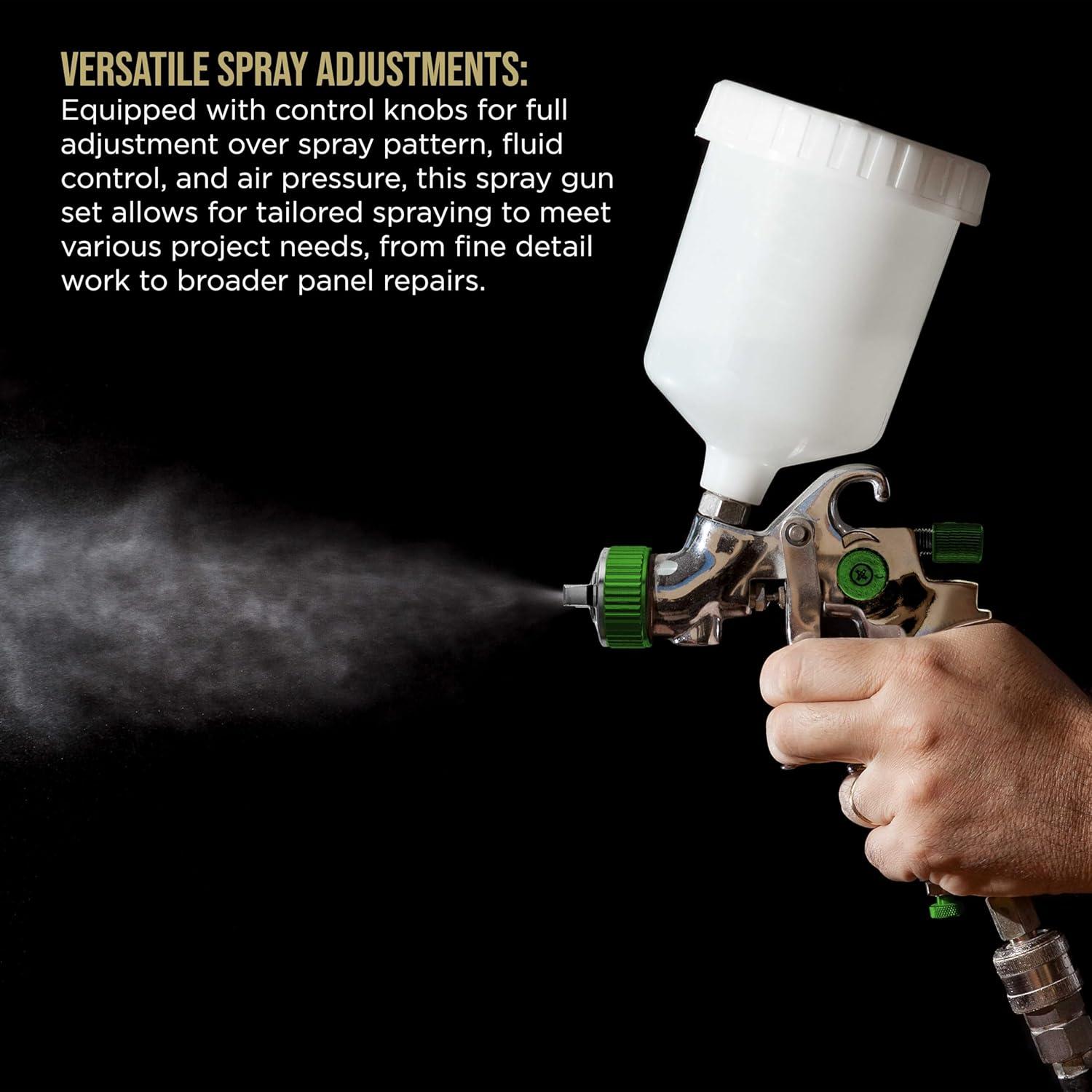 Pistola de Pintura Automotriz TCP Global G5800 HVLP 1.0mm