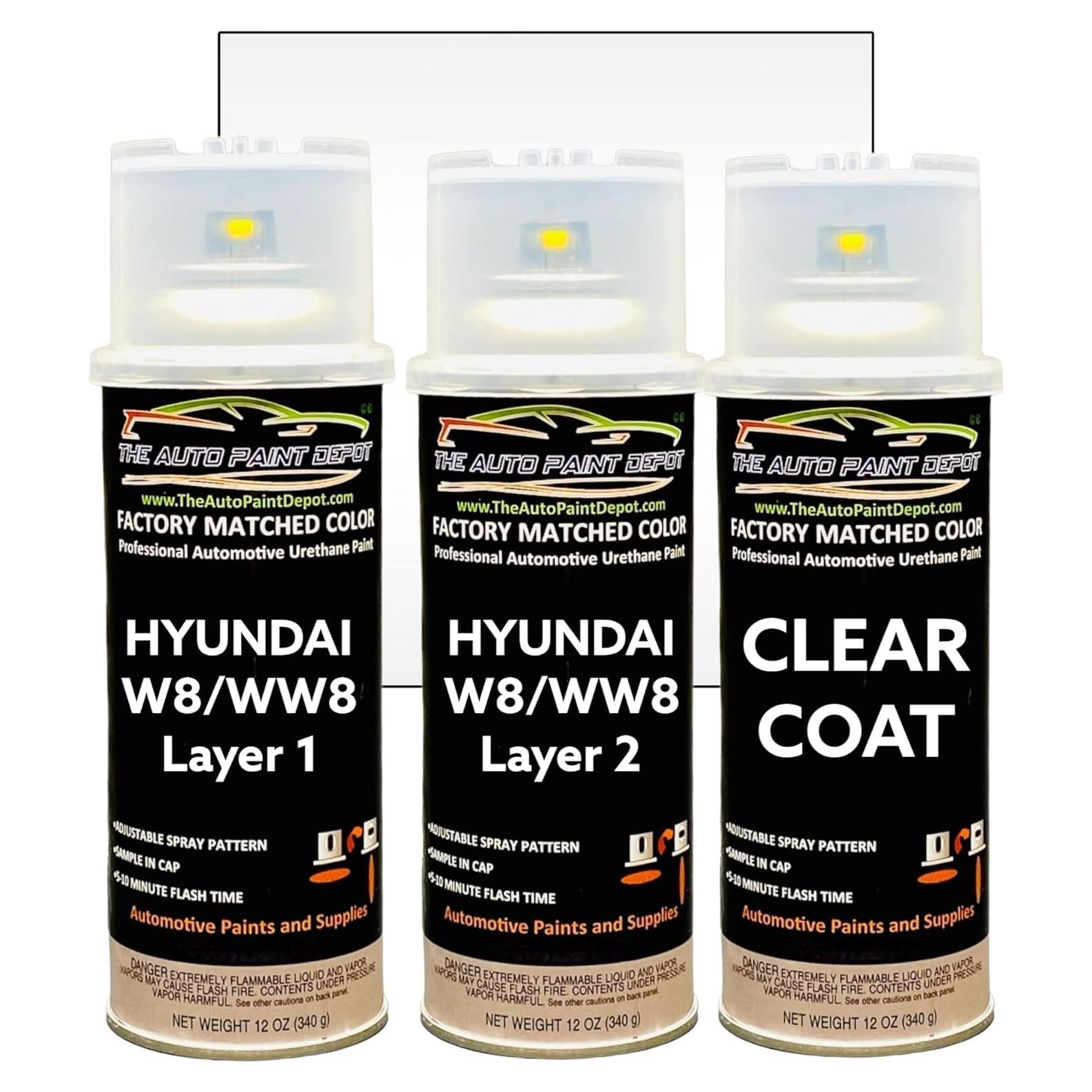 Pintura de Retoque Hyundai WW8 - Auto Paint Depot 18 oz
