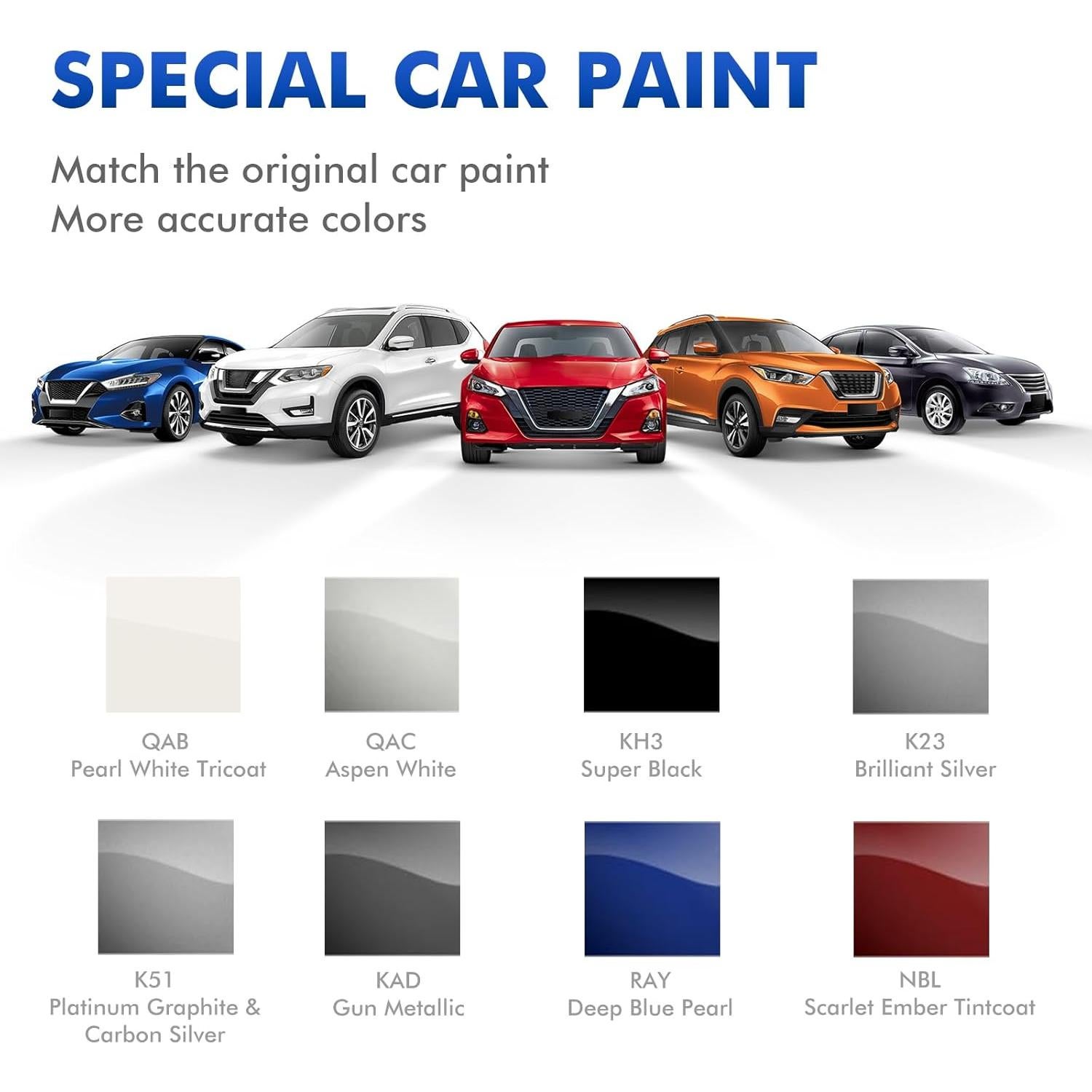 Pintura de Retoque QAB Blanco Perla Tricoat para Nissan