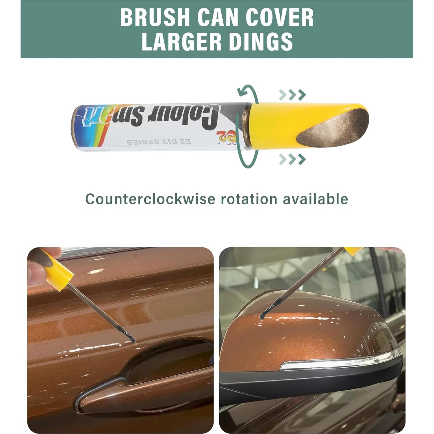 Bolígrafo de Pintura VAGURFO para Rayones de Auto 1 Onza Marrón