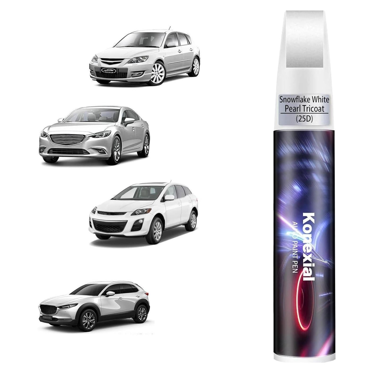 Pintura de Retoque Konexial Snowflake White Pearl 12ml para Mazda