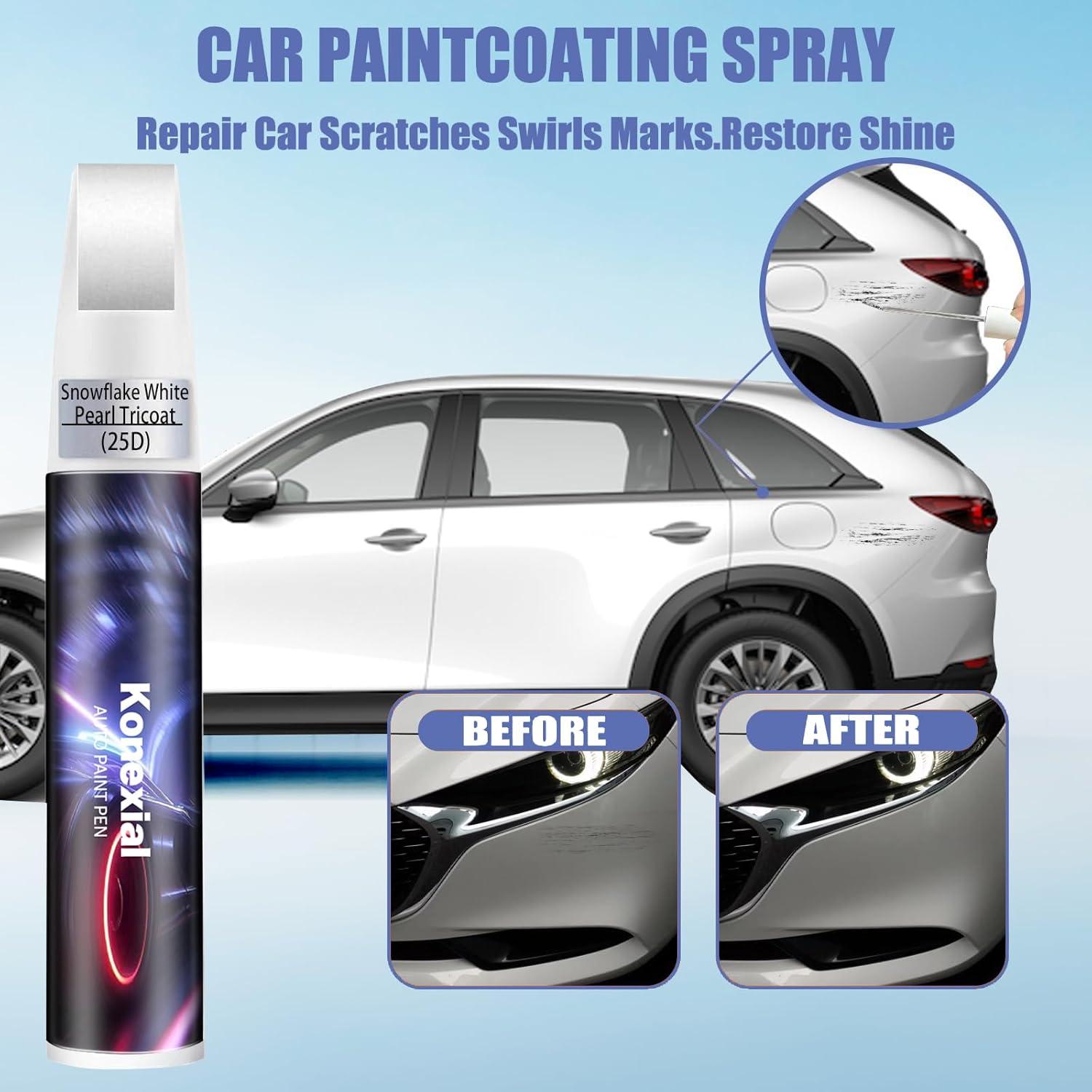 Pintura de Retoque Konexial Snowflake White Pearl 12ml para Mazda