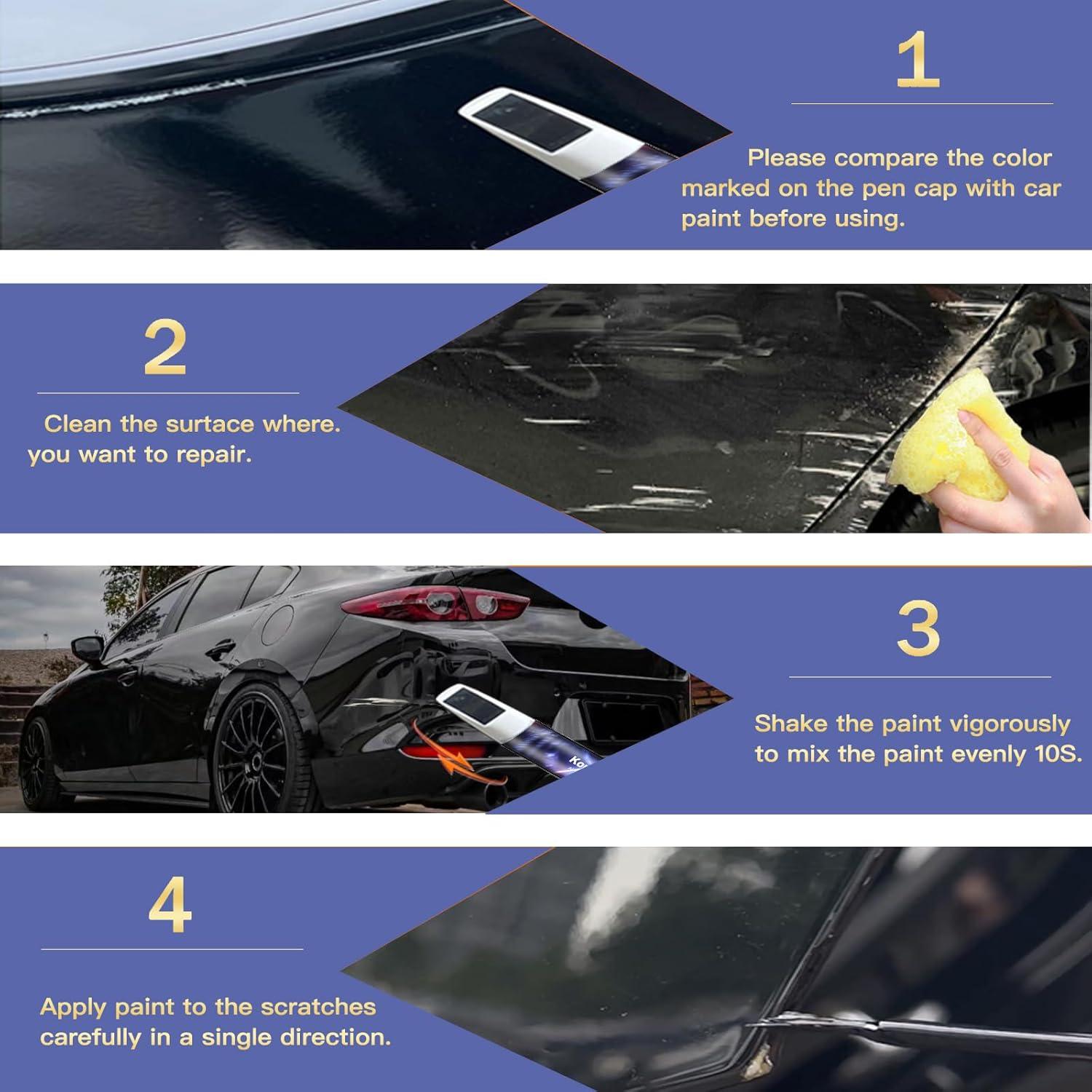 Pintura de Retoque Konexial Snowflake White Pearl 12ml para Mazda