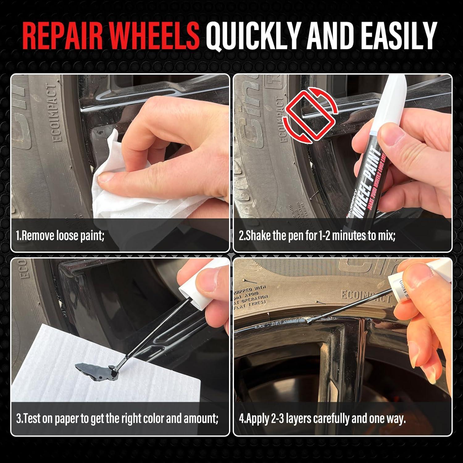 Pintura de Retoque Plateada SMAPHY 14.79 ml para Ruedas