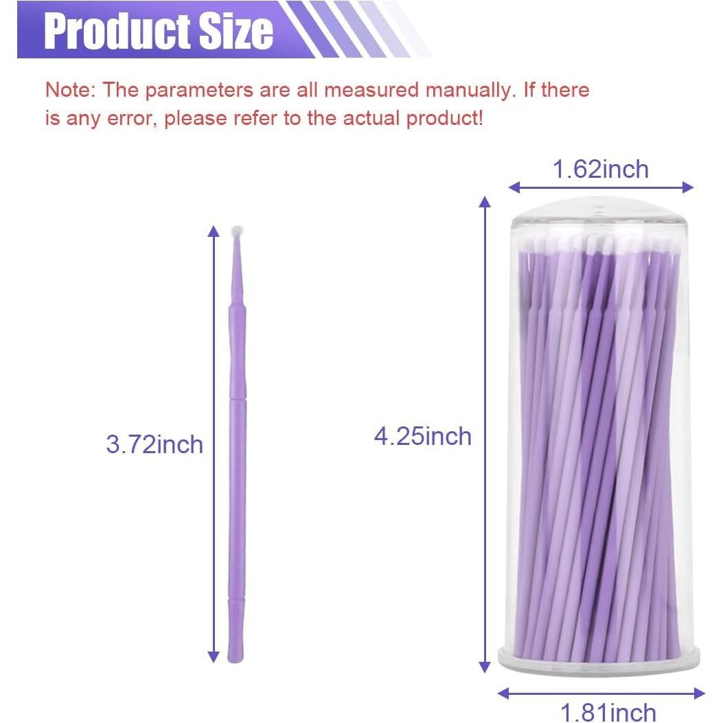 Pinceles de Pintura de Retocado LAINLOY 1.5mm 100 Piezas