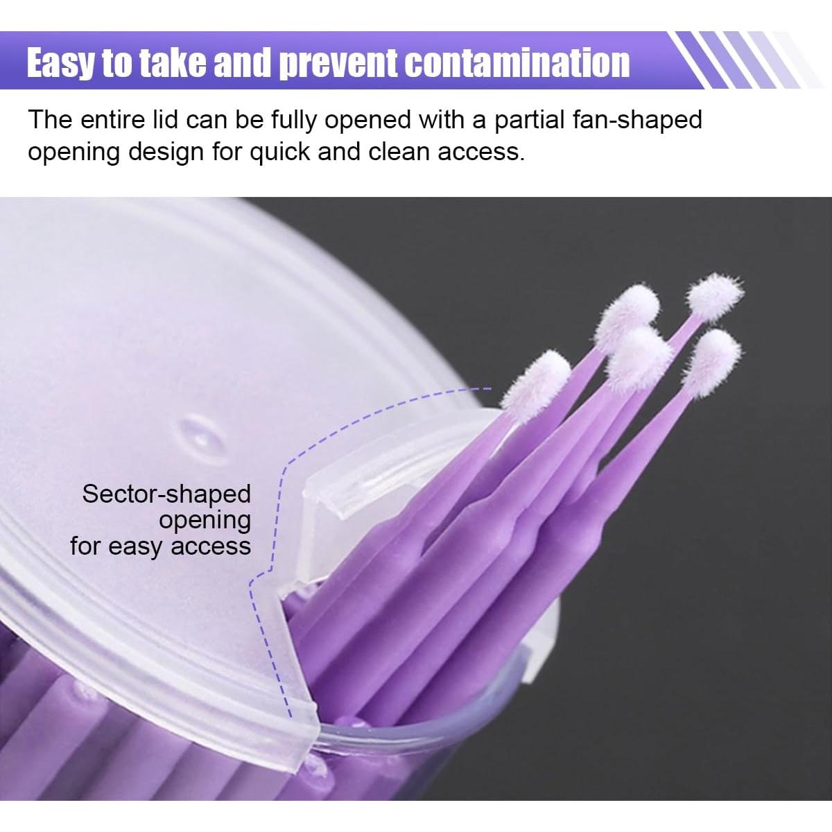 Pinceles de Pintura de Retocado LAINLOY 1.5mm 100 Piezas