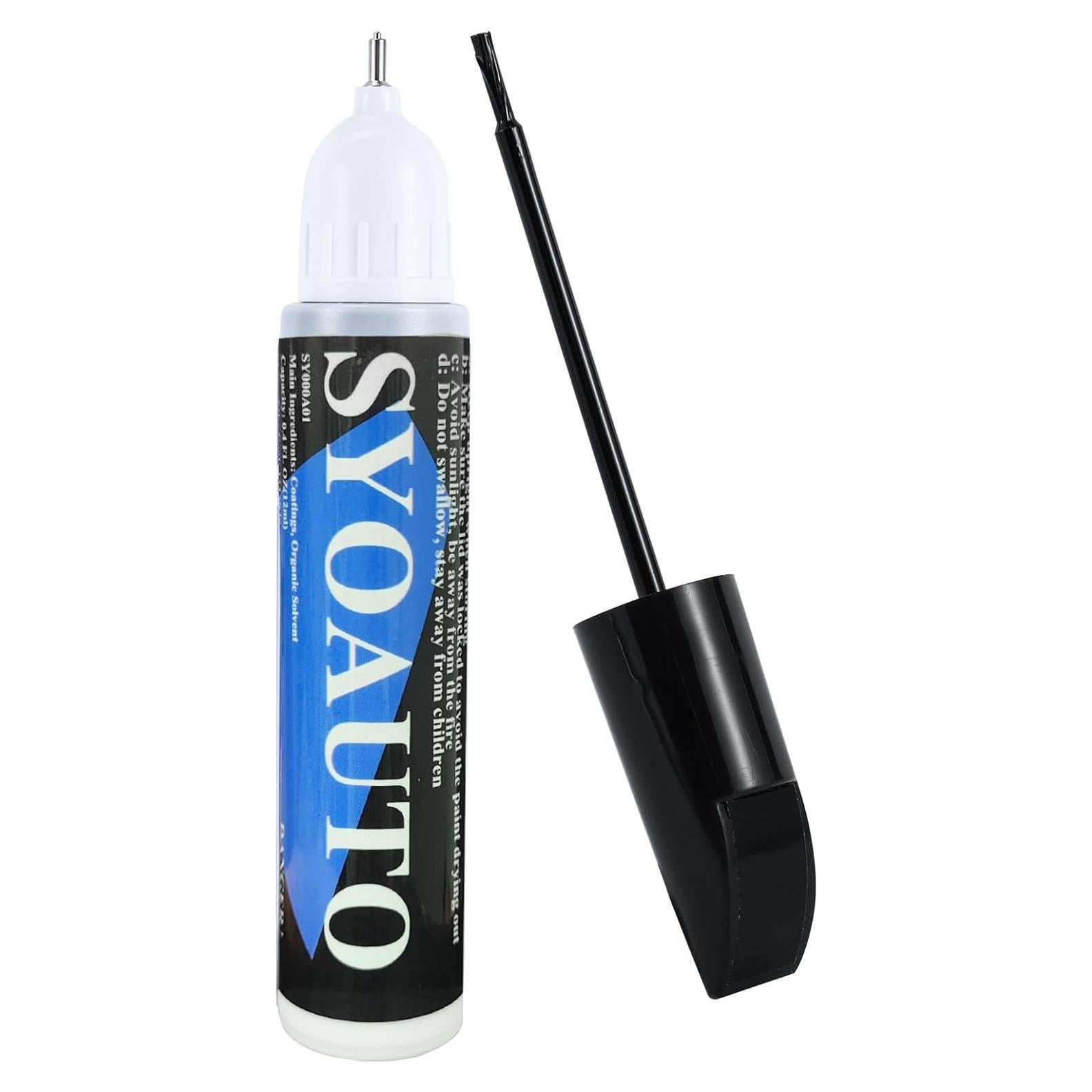 Pintura de Retoque Negra SYOAUTO 12ml Acabado Brillante