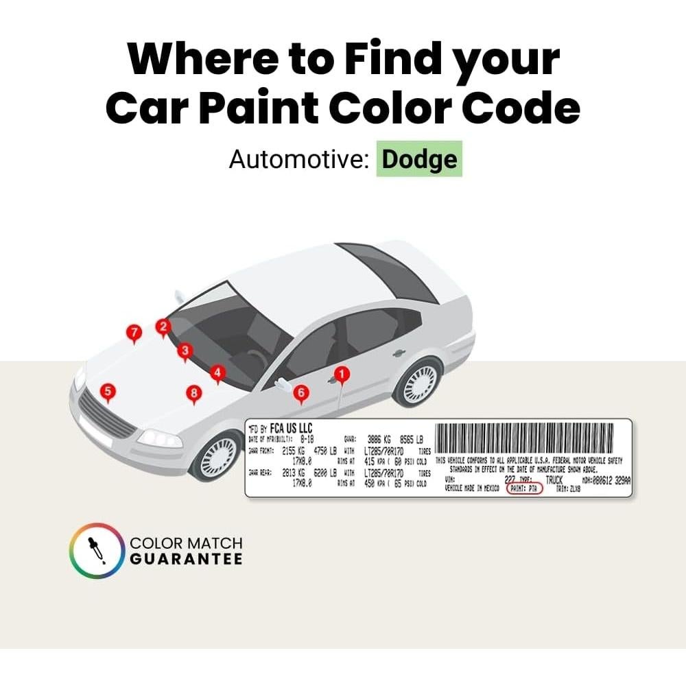 Kit de Retoque TouchUpDirect PAU Granito Cristal Metálico 10.5ml