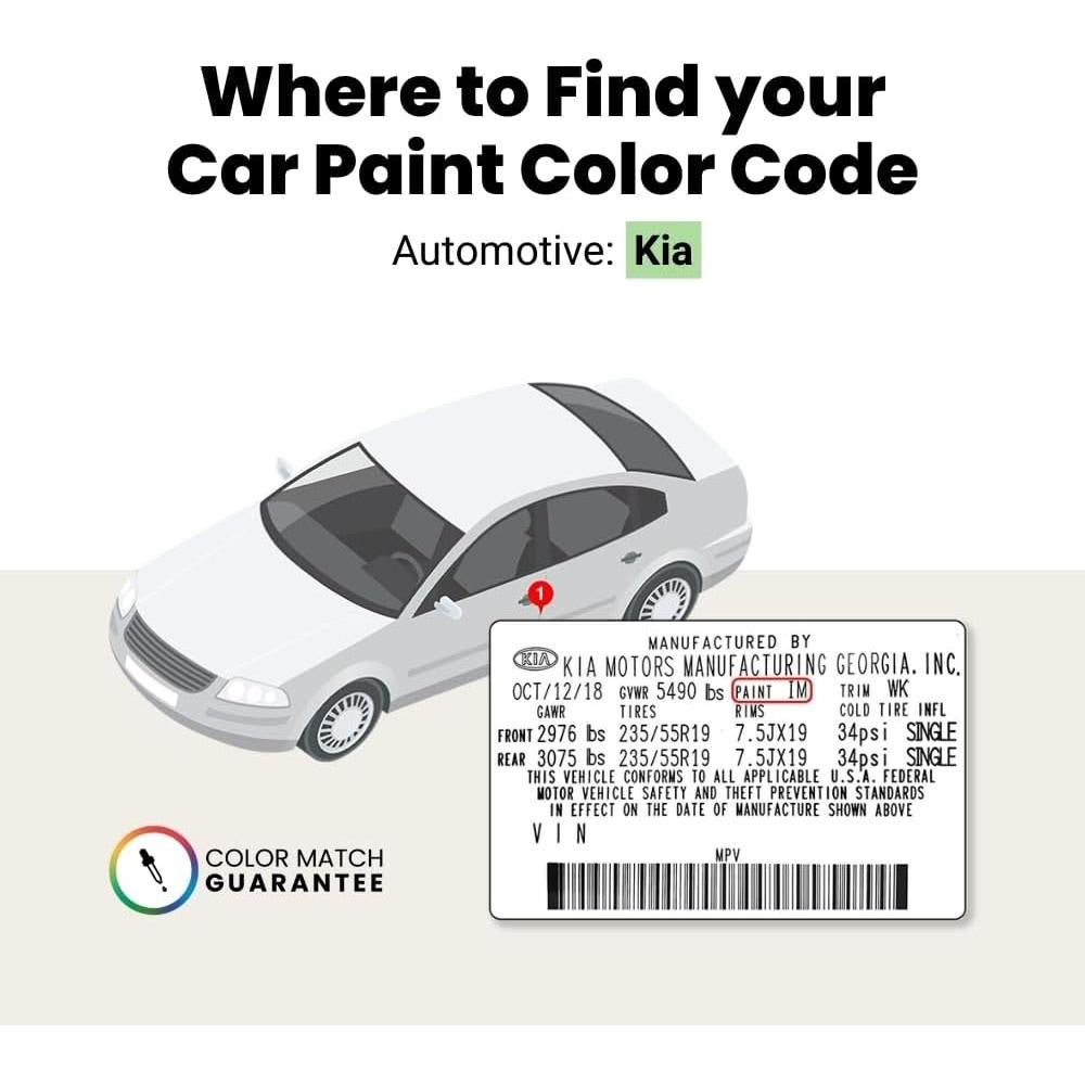 Pintura de Retoque TouchUpDirect Azul Zafiro Kit Esencial 1.2ml