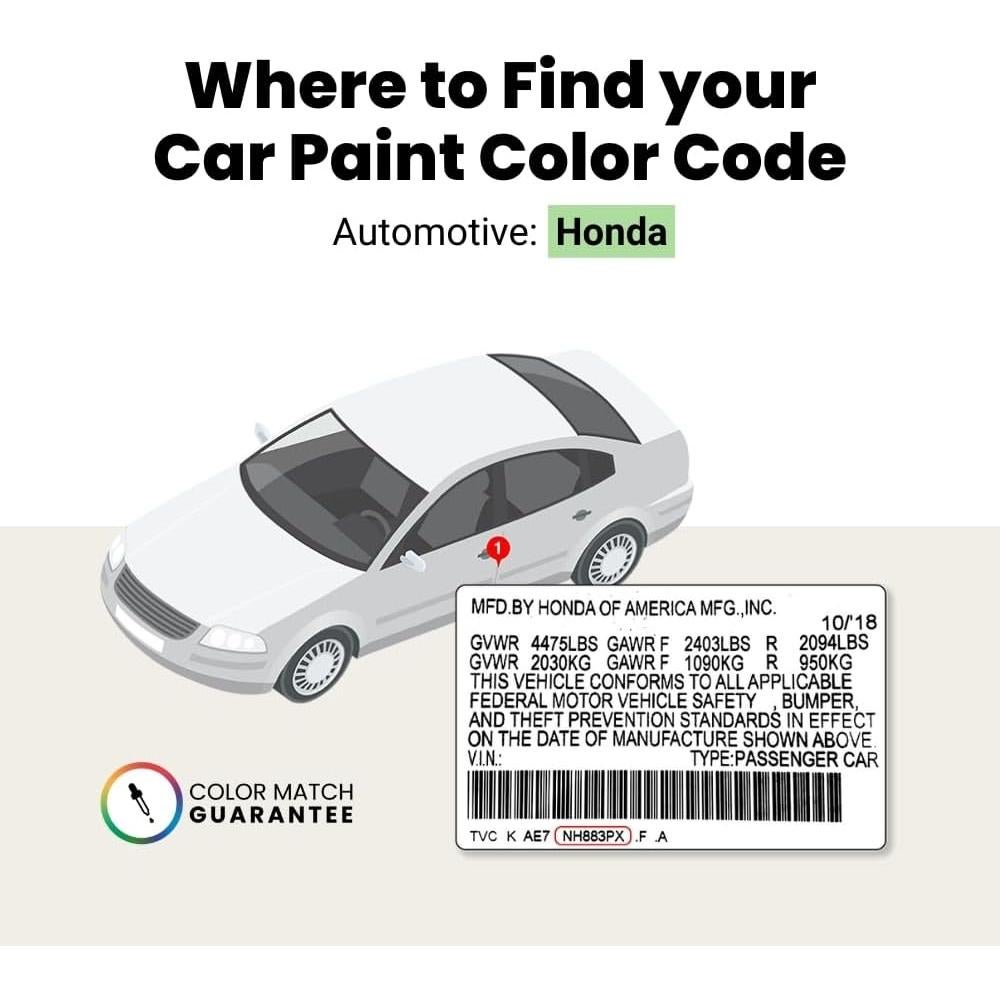 Pintura de Retoque TouchUpDirect PB-88MX Gunmetal 1.2ml