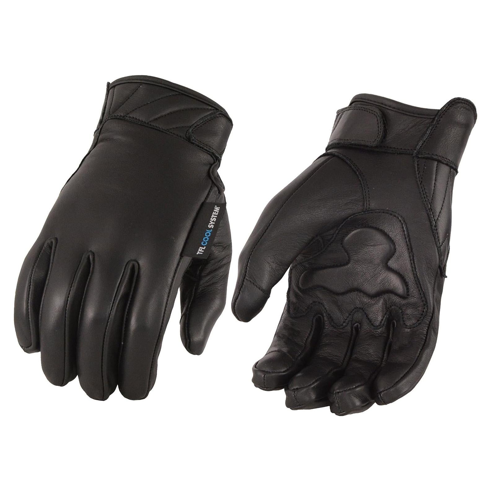 Guantes de Cuero Milwaukee Leather MG7502 Negros Táctiles
