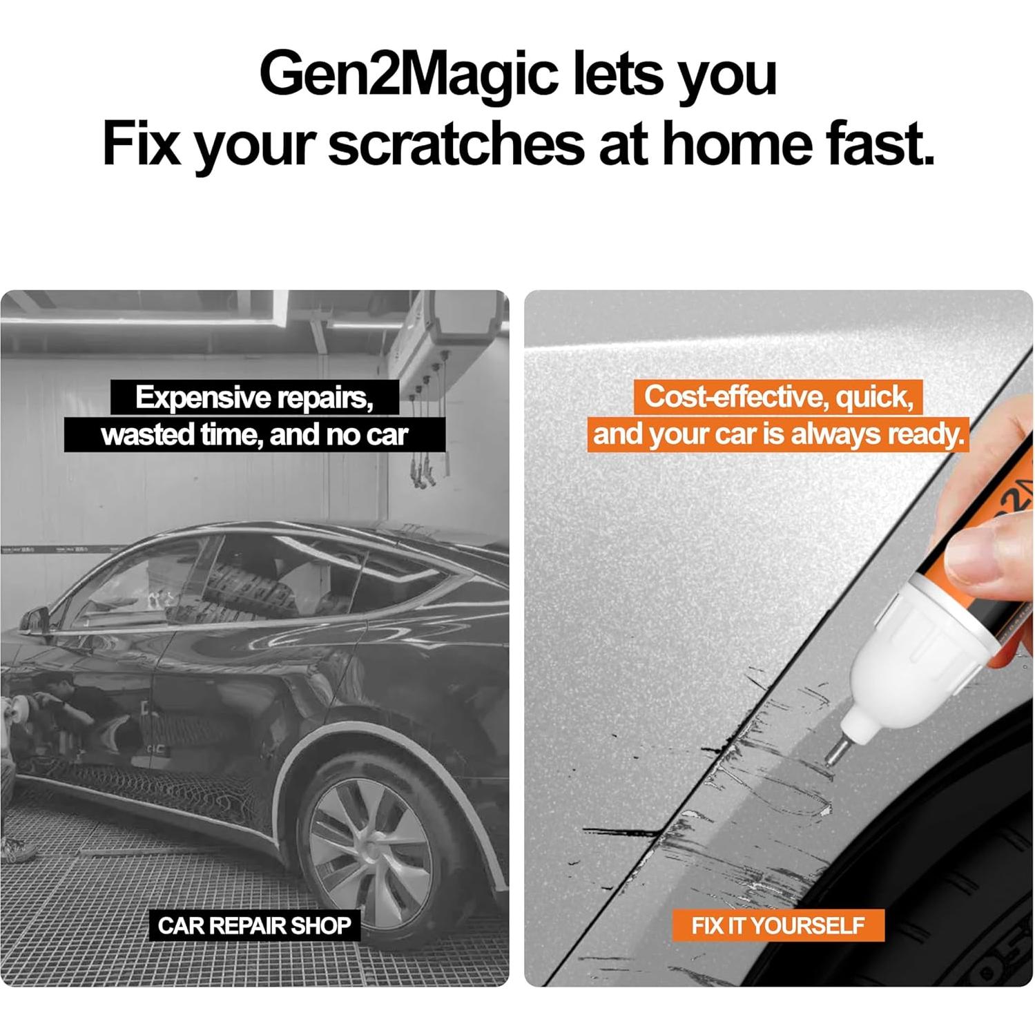 Kit de pintura de retoque Gen2Magic para Tesla Y 3 S X PPSW