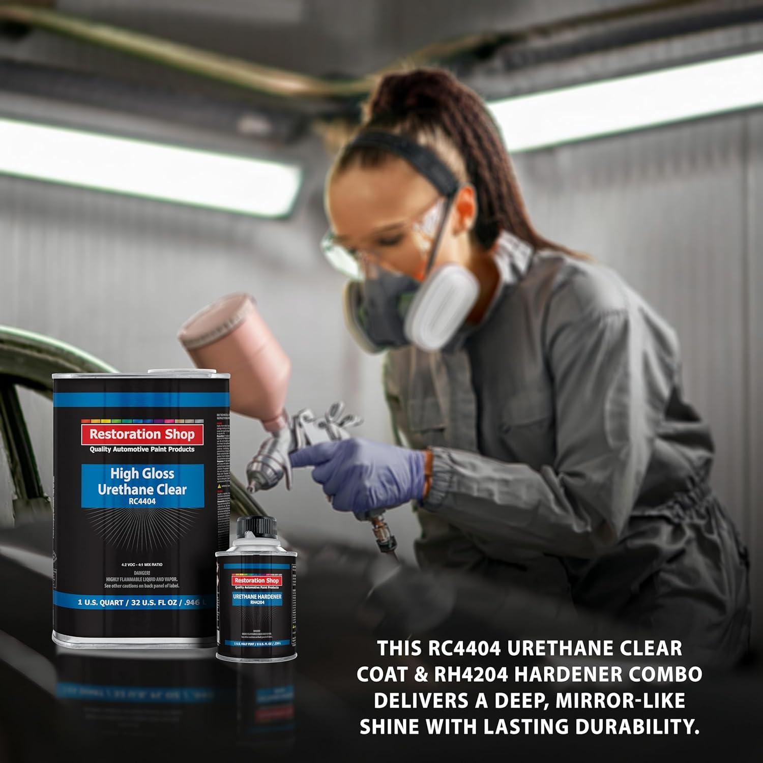 Kit de pintura automotriz Restoration Shop 2K Clear Coat 1.25L