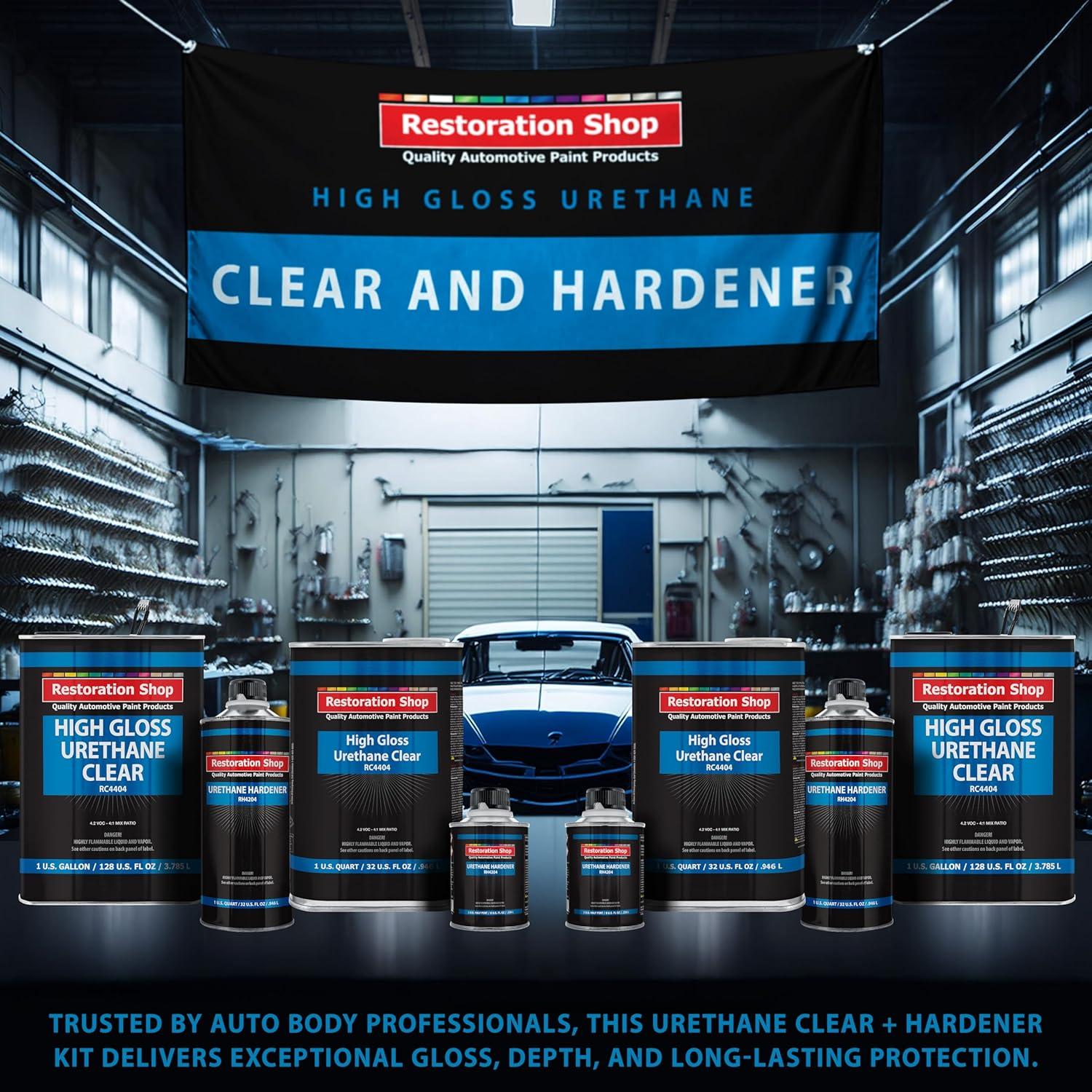 Kit de pintura automotriz Restoration Shop 2K Clear Coat 1.25L