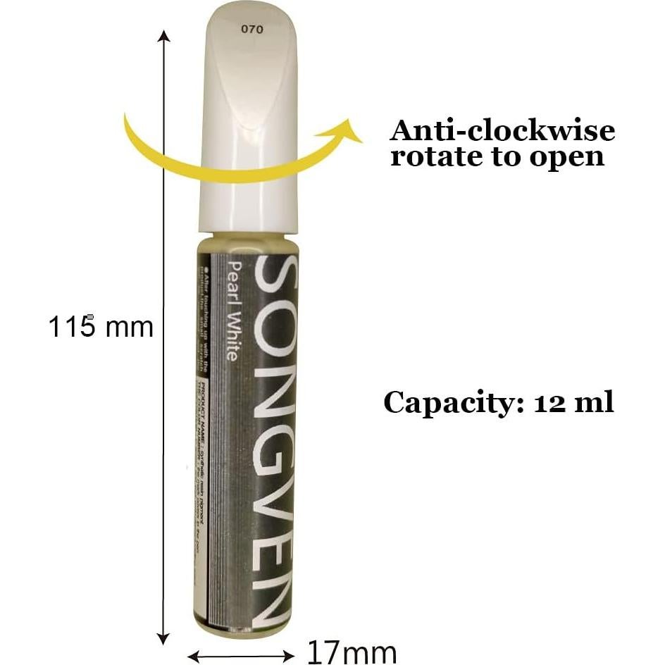 Lápiz de Pintura para Retoques Toyota C-HR Blanco Perla 12ml