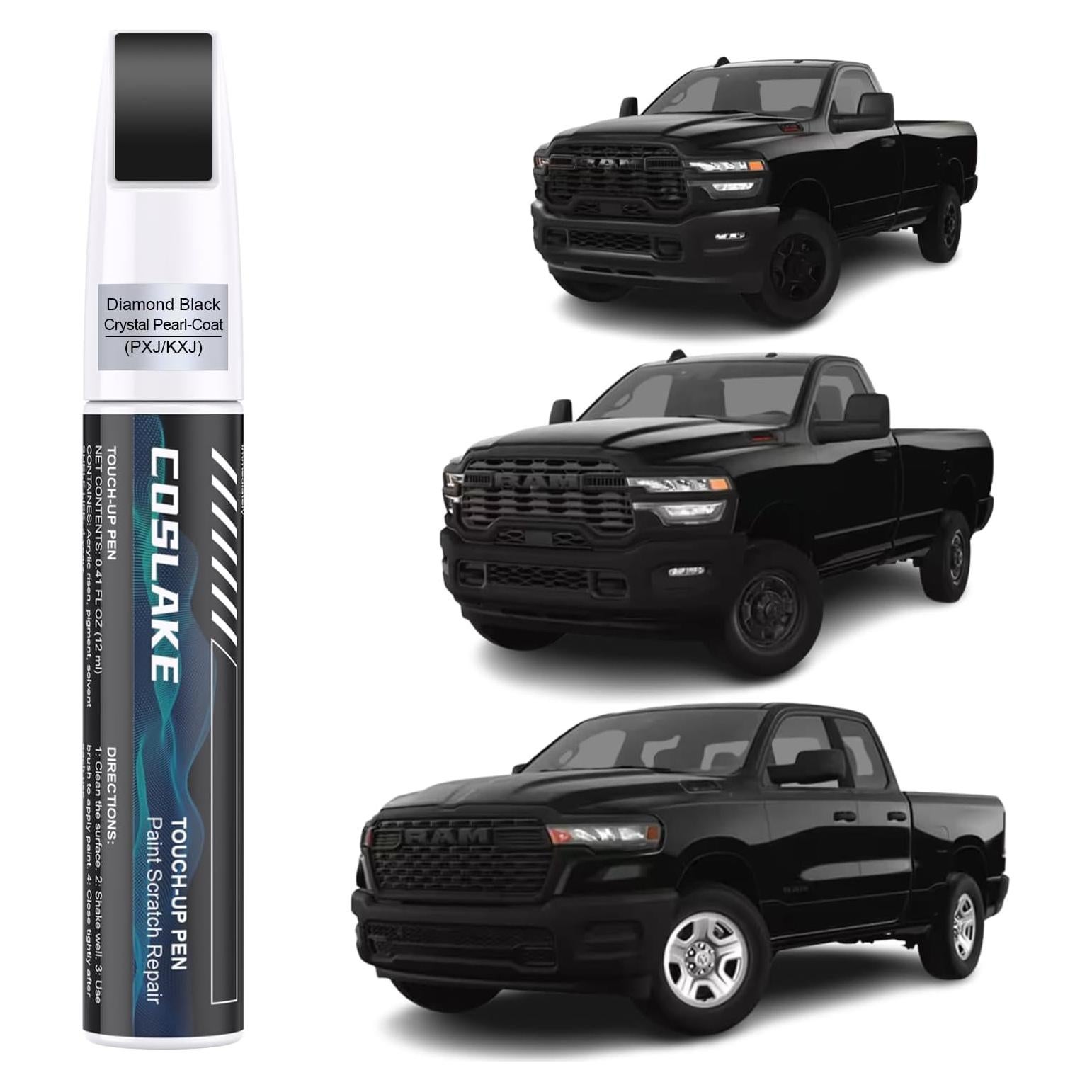 Pintura de Retoque COSLAKE 12ml Perla Negra para Dodge Ram