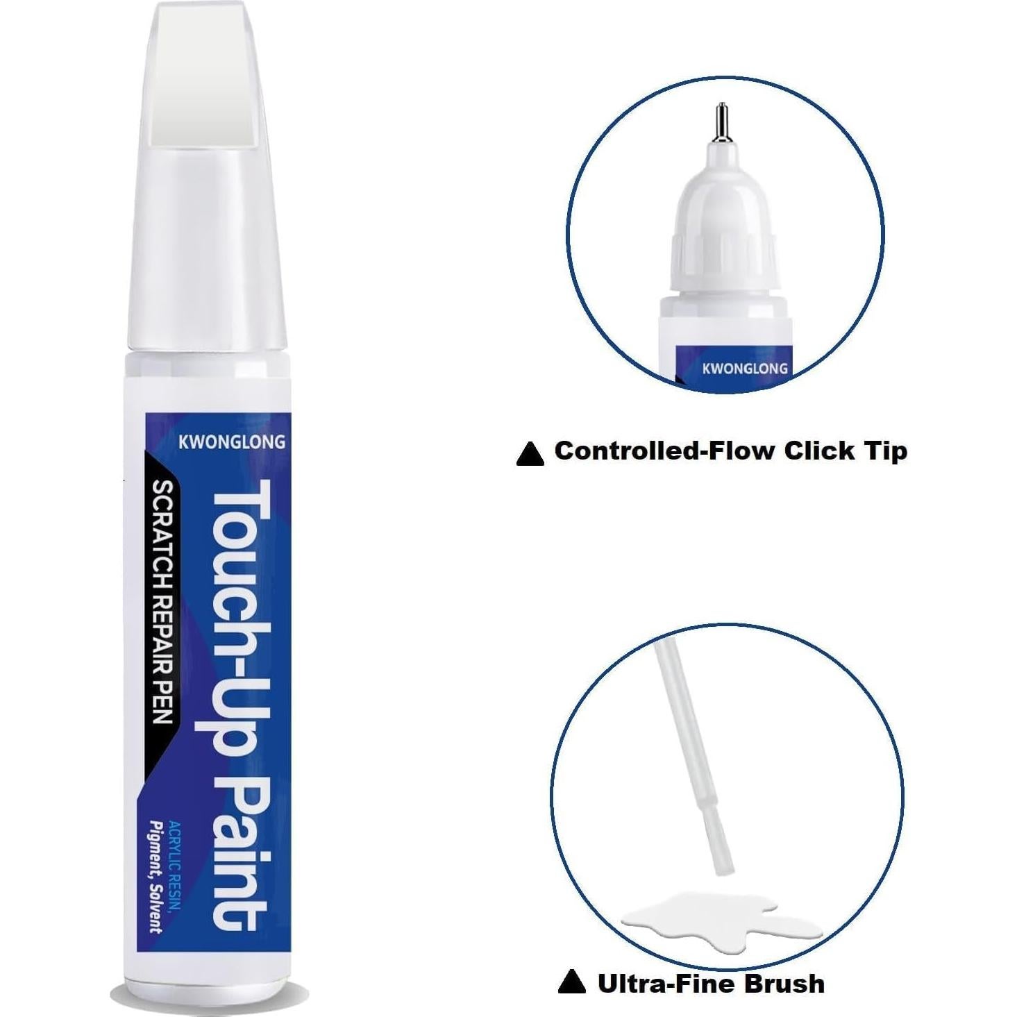 Pintura de Retoque KWONGLONG GXD/Wa130H Gris Metálico 12ml