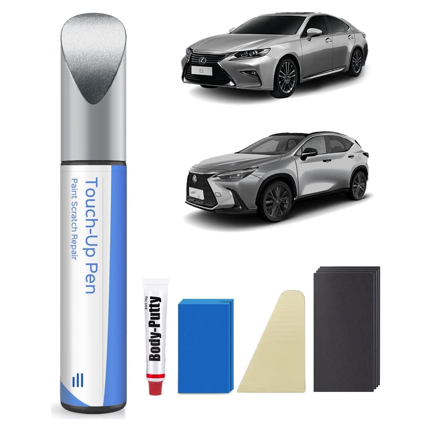 Kit de Reparación de Pintura PARTS4EV Plateado Atómico 12.1ml