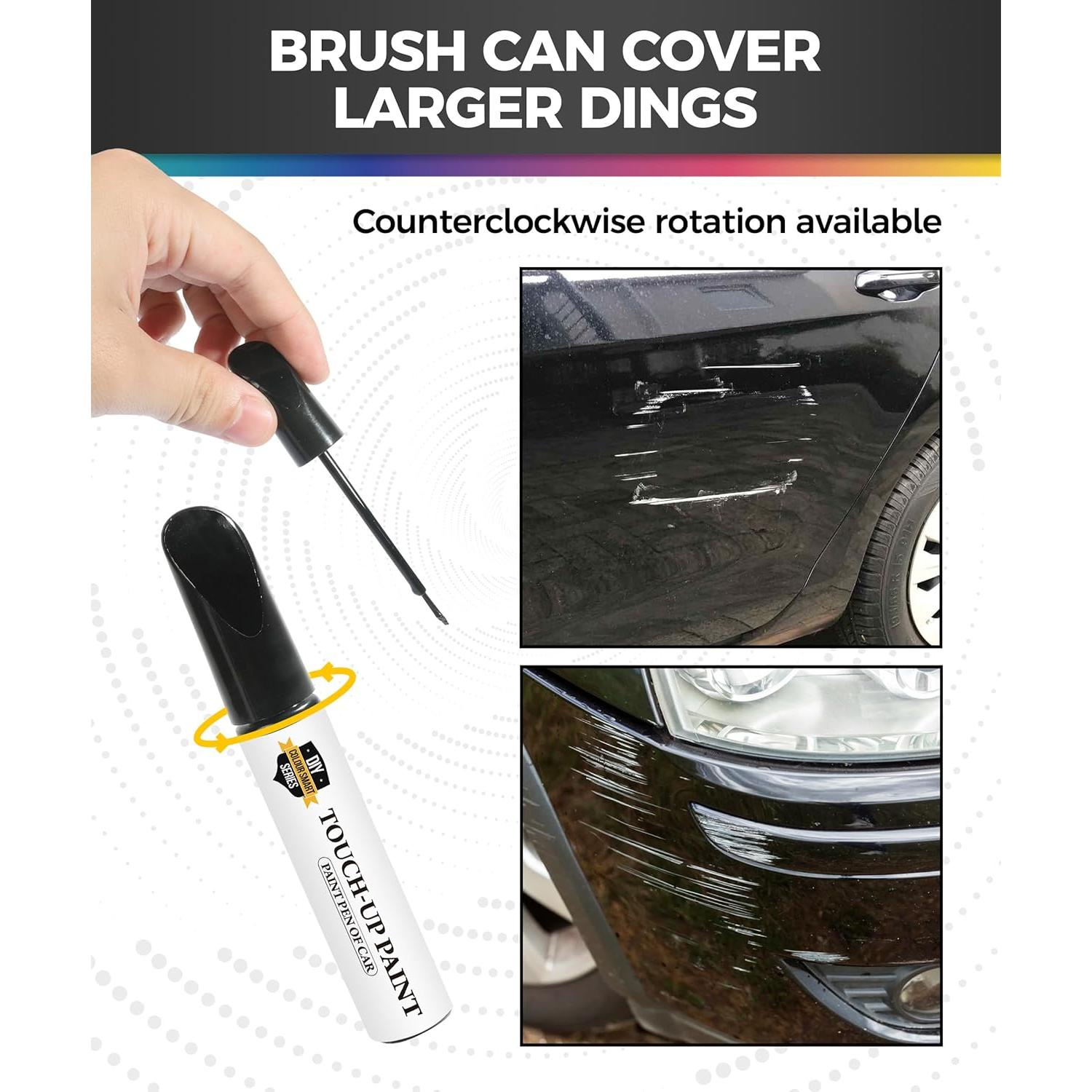 Bolígrafo de Pintura de Retocado UBOG para Coches Negro 50ml