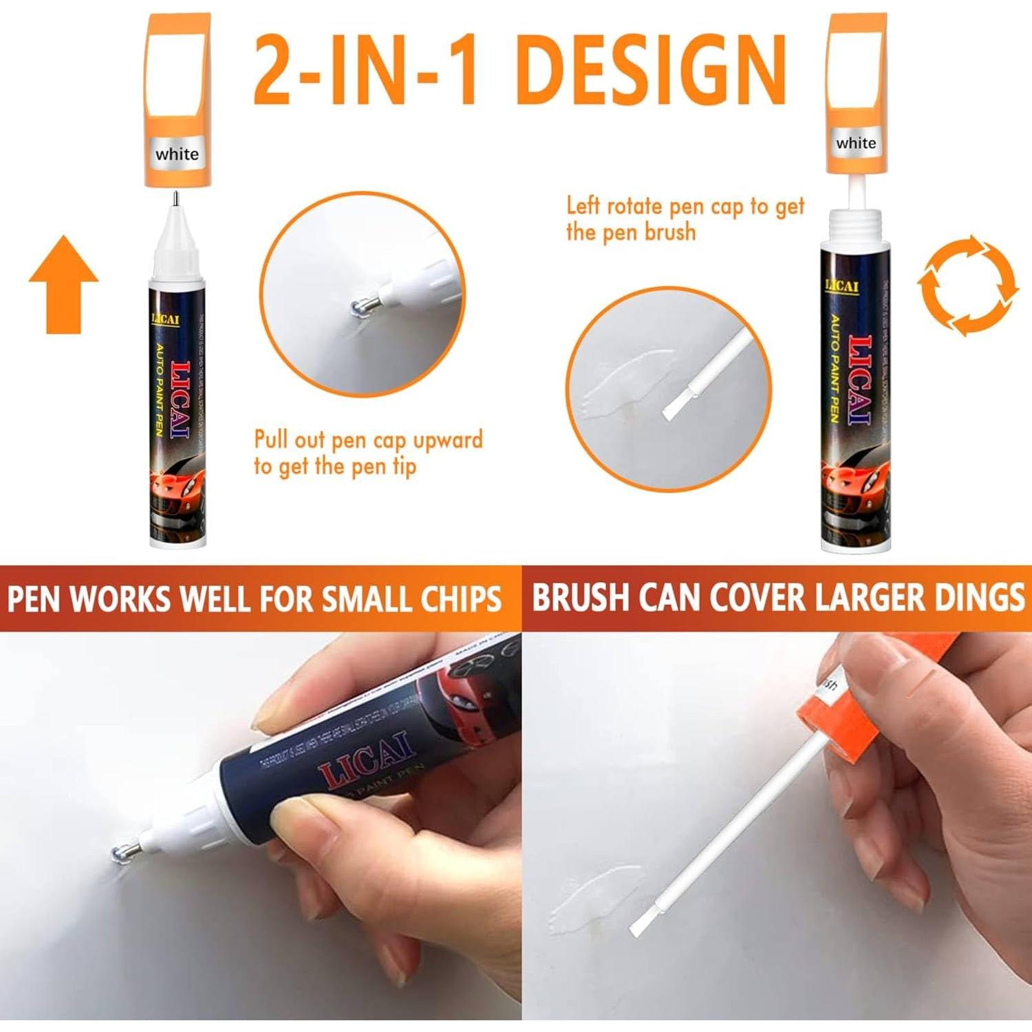 Pintura de Retoque Blanca Mann Filter 11.83 ml 2 en 1