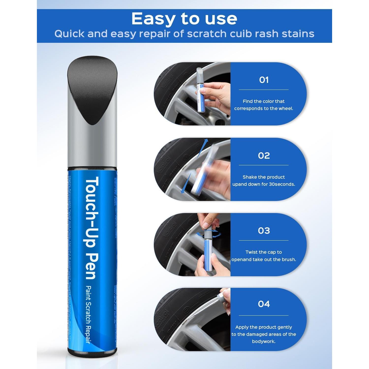 Lápiz de Pintura Reparador Negro Mate Ford 11.8ml