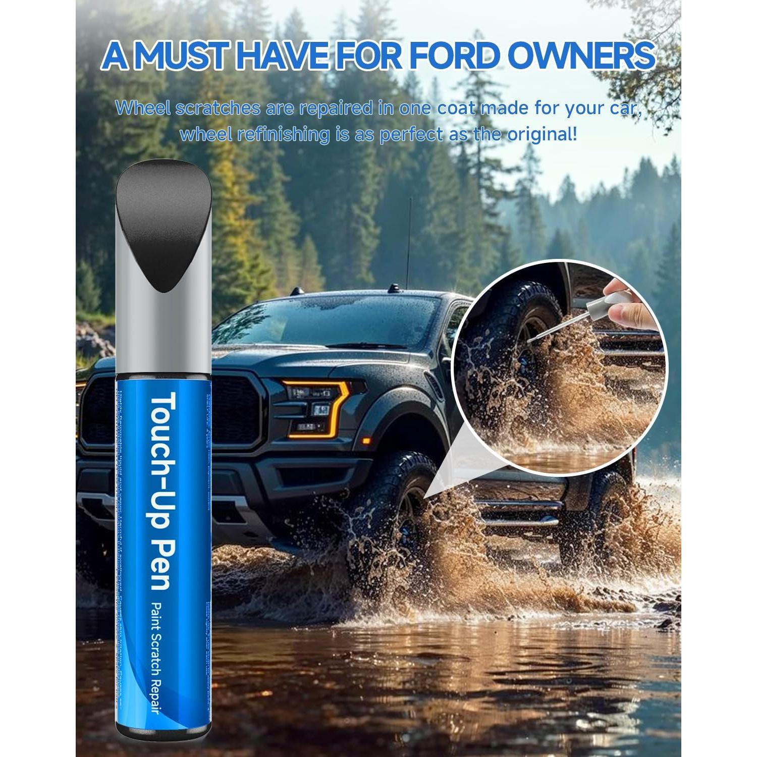 Lápiz de Pintura Reparador Negro Mate Ford 11.8ml