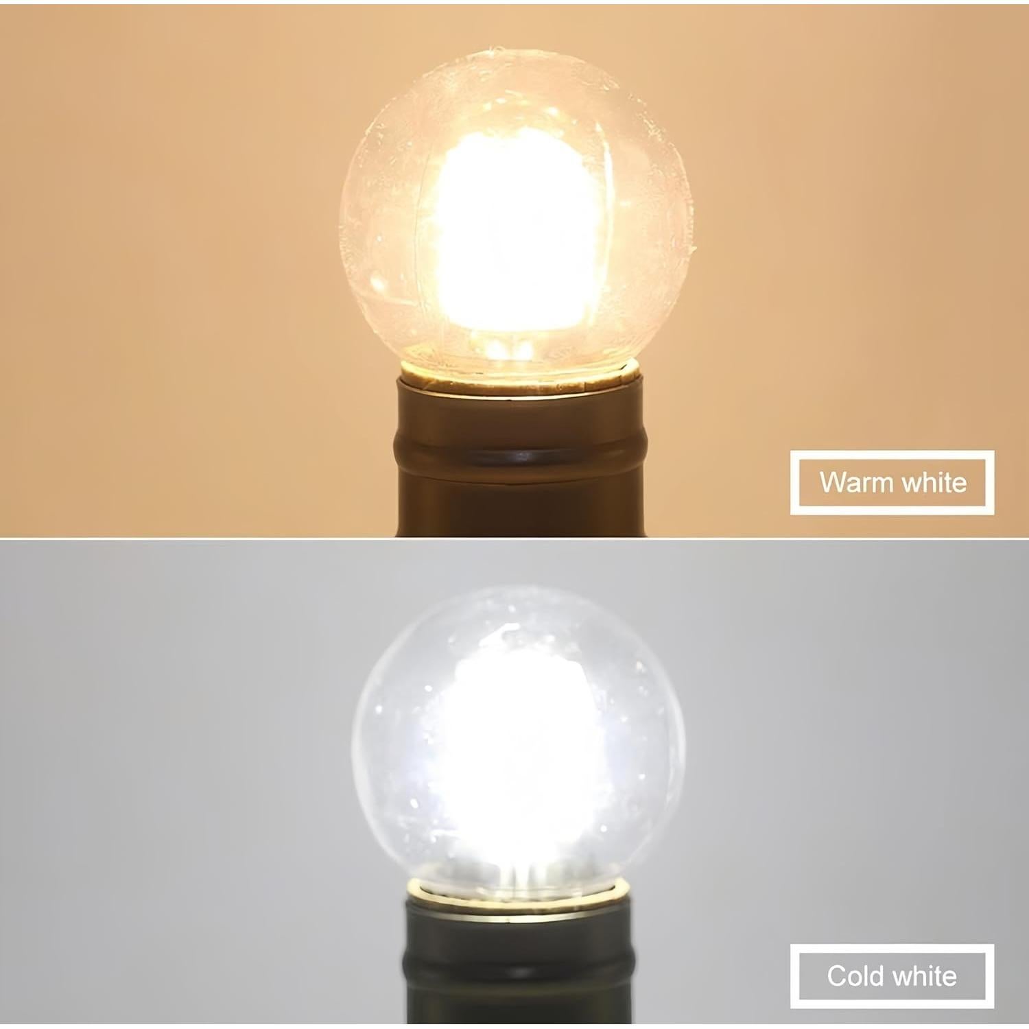 Bombilla LED G45 9W JKLcom E26/E27 Luz Diurna 6000K Paquete 6