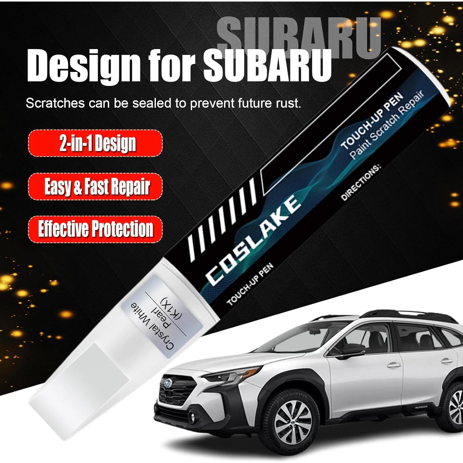 Pintura de Retoque COSLAKE 12ml Perla Blanca K1X para SUBARU