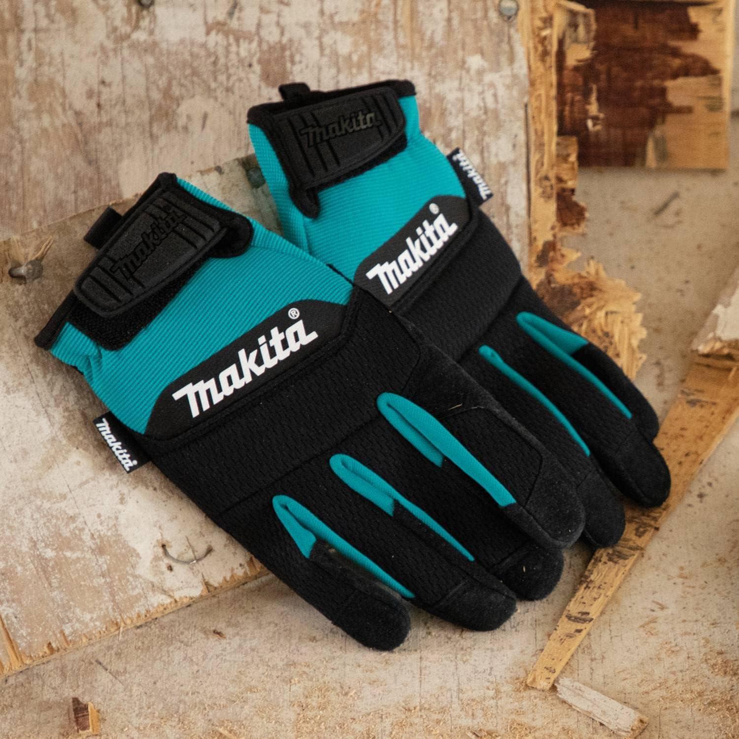 Guantes de Cuero Originales Makita T-04226 Grande Duraderos