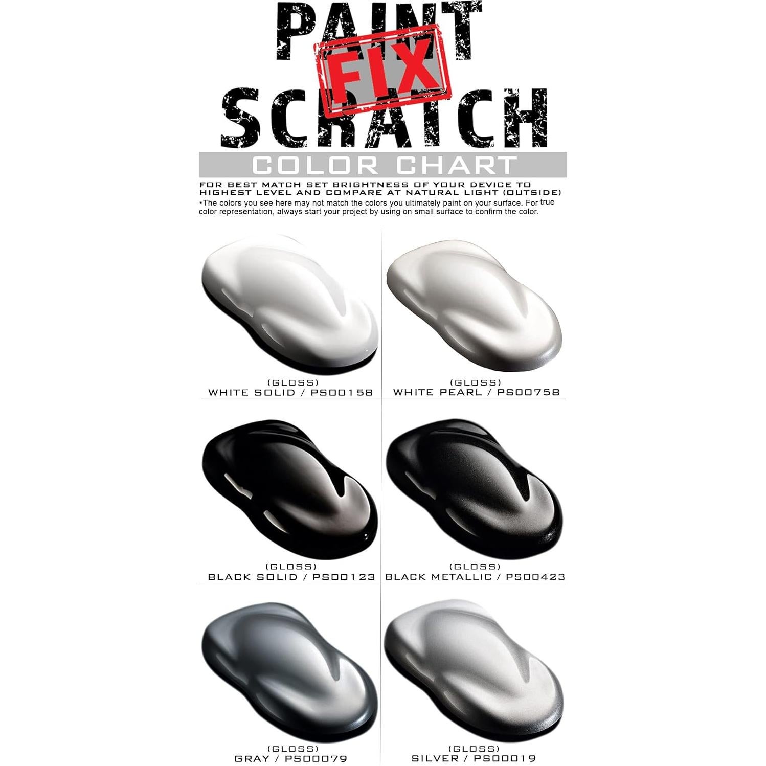 Lápiz de pintura para retoques automotrices Wheel Scratch Fix Gris 10ml