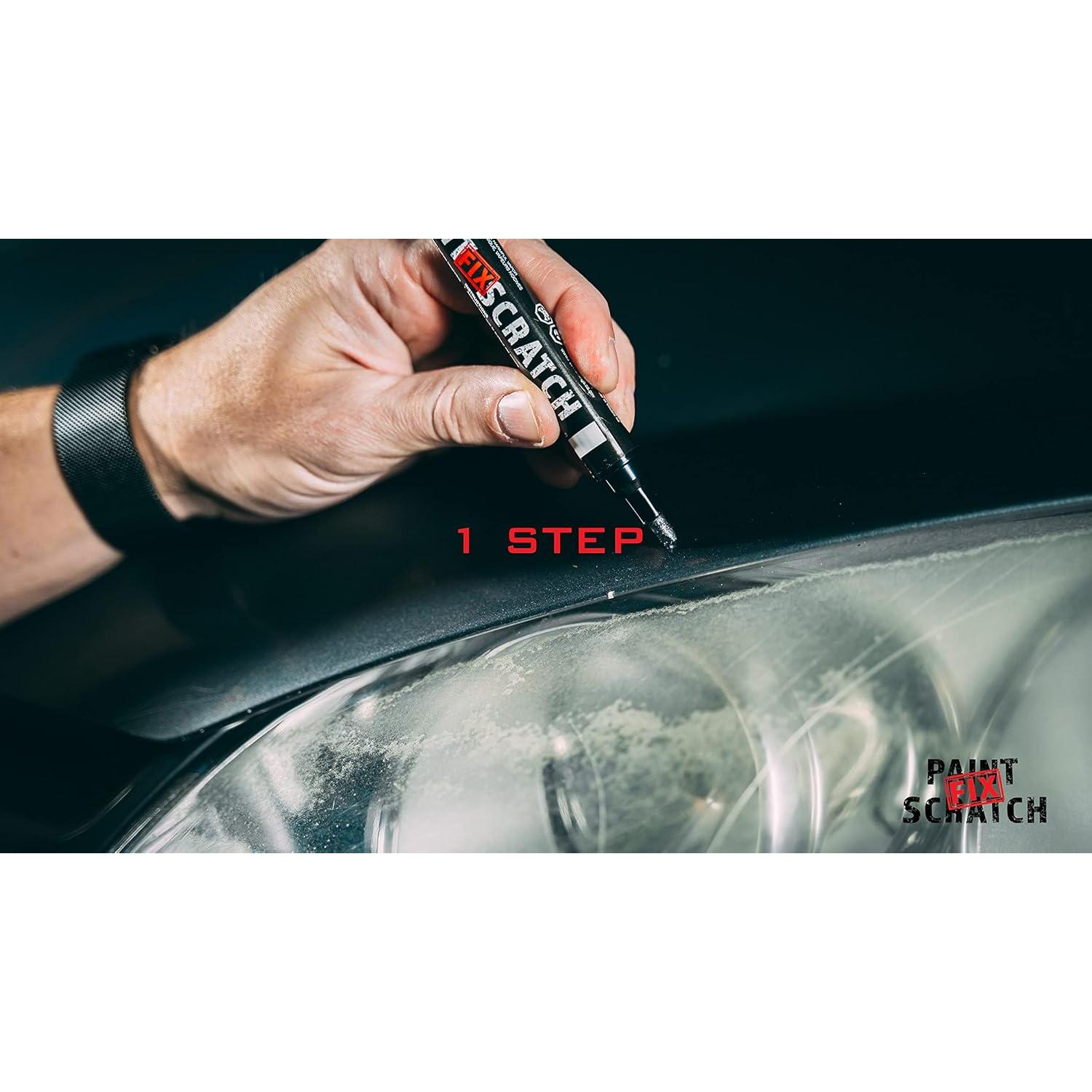 Lápiz de pintura para retoques automotrices Wheel Scratch Fix Gris 10ml