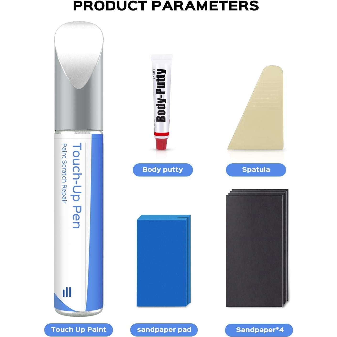 Kit de Reparación de Pintura PARTS4EV Perla Blanca Platino NH-883P