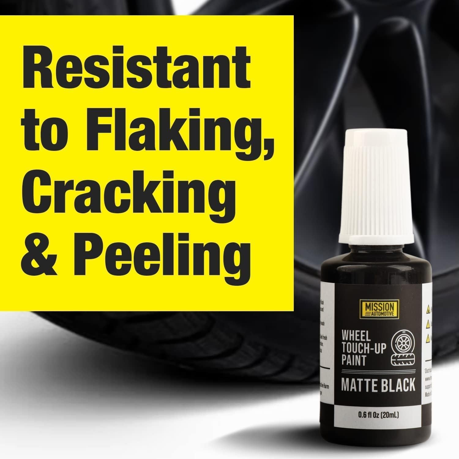 Pintura Negra Mate para Llantas Tesla - 20ml Esmalte Duradero