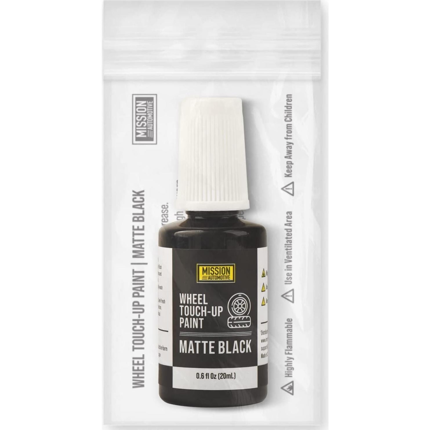 Pintura Negra Mate para Llantas Tesla - 20ml Esmalte Duradero