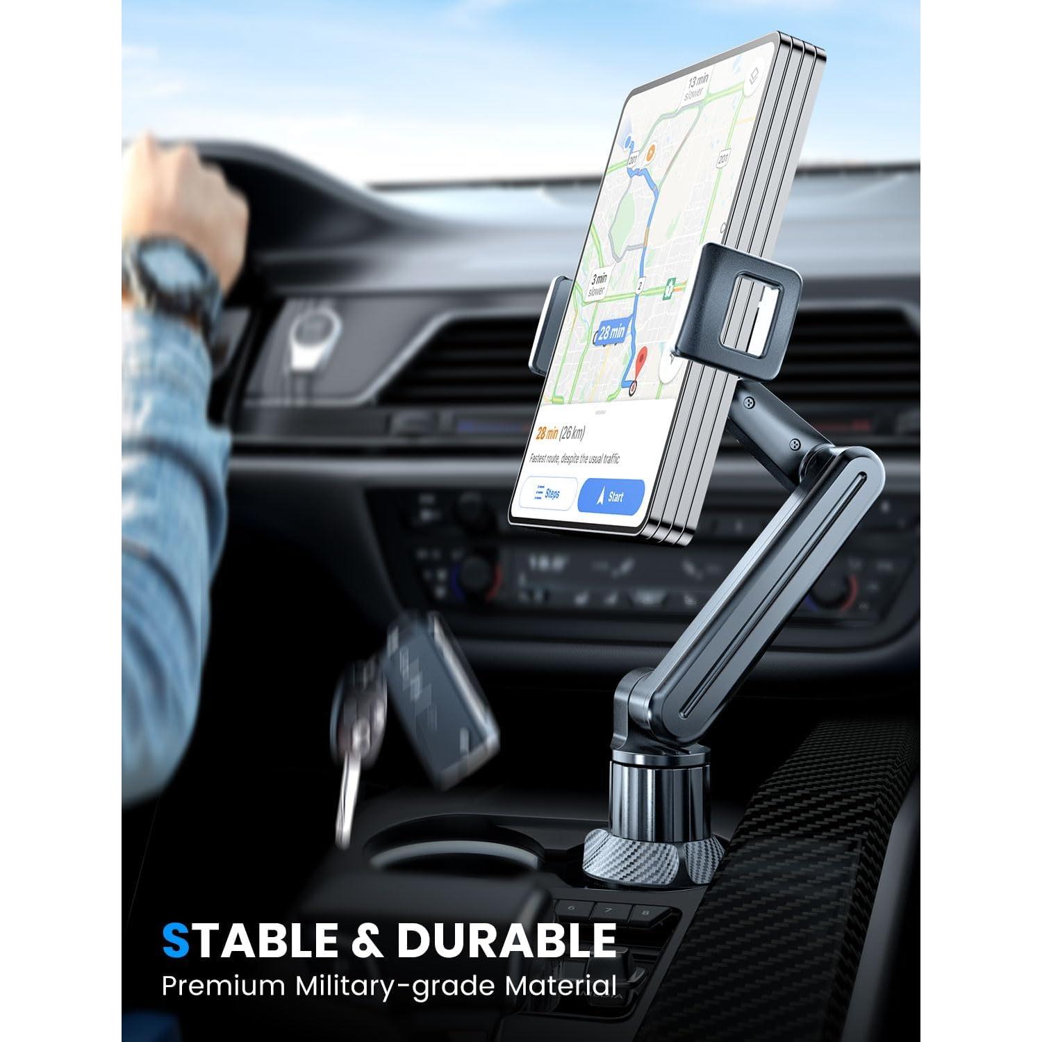 Soporte para Tableta eSamcore en Portavasos Auto Ajustable