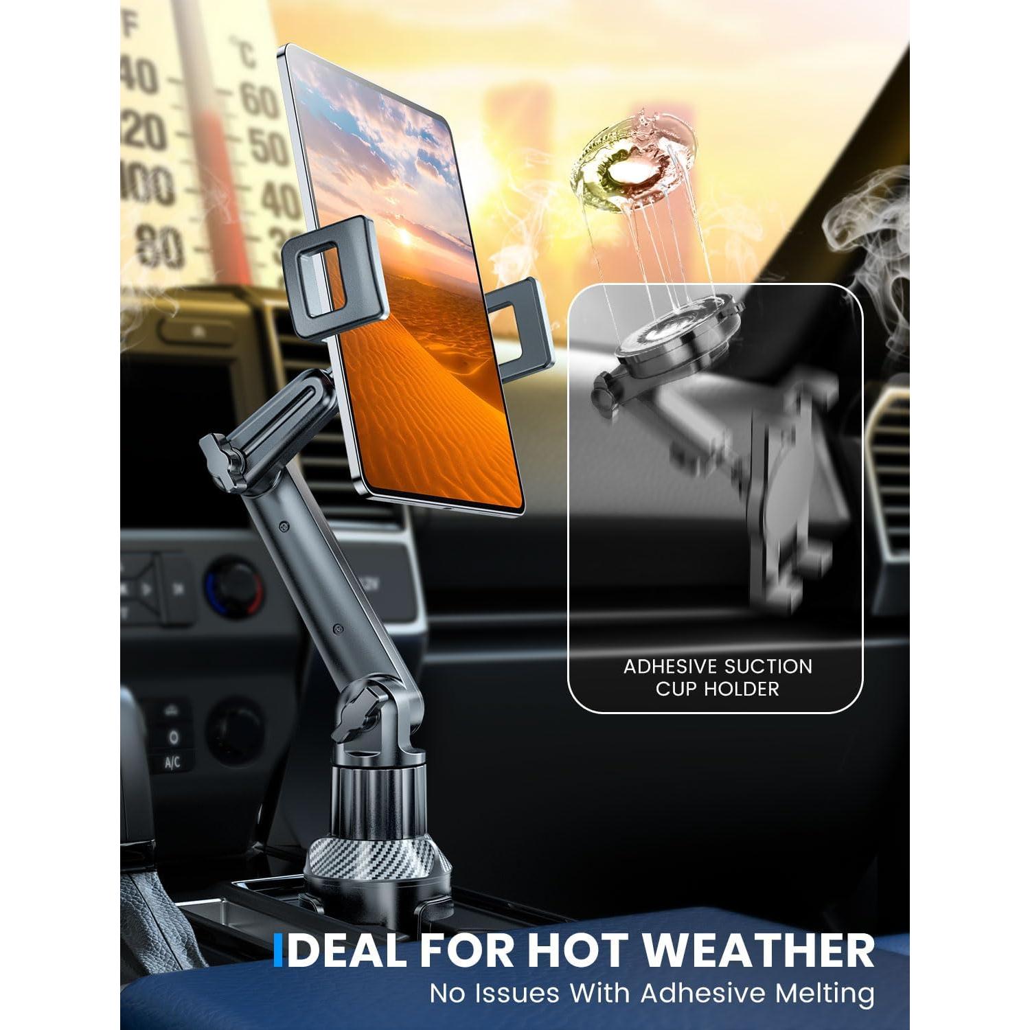 Soporte para Tableta eSamcore en Portavasos Auto Ajustable