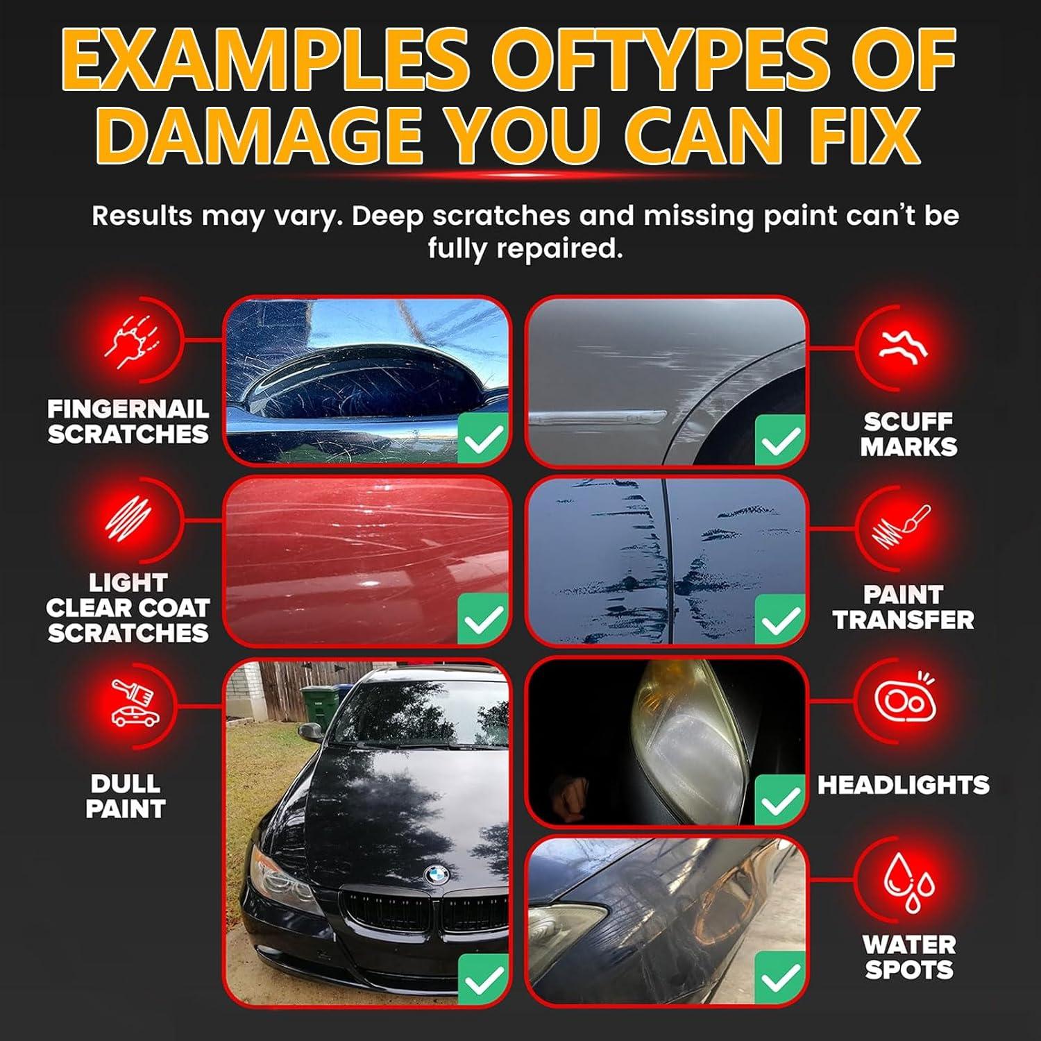 Removedor de Rayones para Autos Genérico Zhanpinc 2025 Cera Premium