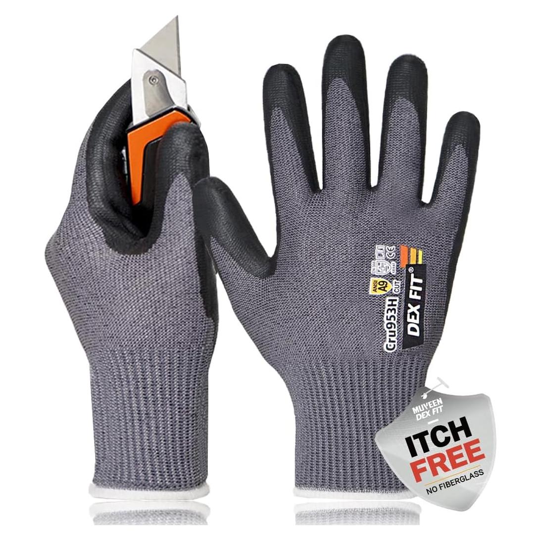Guantes Resistentes a Corte DEX FIT Cru953H Nivel A9 - Ajuste 3D